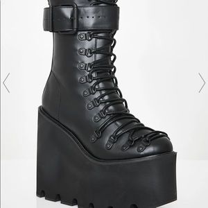 Dolls kill current mood traitor boots